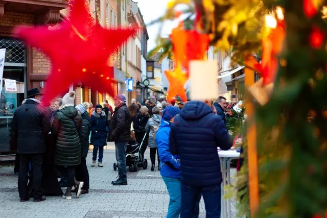 Weihnachtsmarkt Alzey: Altstadtzeilen während des Adventsmarkts | Foto: Stadt Alzey