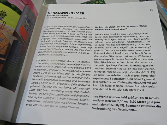 Aus dem ausliegenden Katalog von Hermann Reimer | Foto: Brigitte Melder