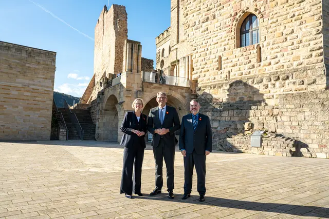 Simone Schneider, Dr. Wolfram Weimer und Marc Weigel | Foto: MdI RLP / Daniel Löwedey