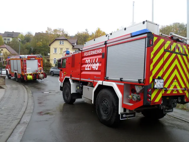 Die Feuerwehr stellt Fahrzeuge aus | Foto: Anja Stemler