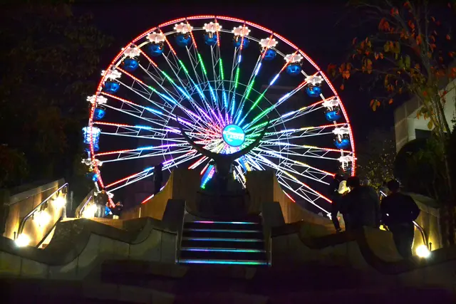 Das Riesenrad ist zum Markenzeichen des Novembermarkts geworden | Foto: Frank Schäfer