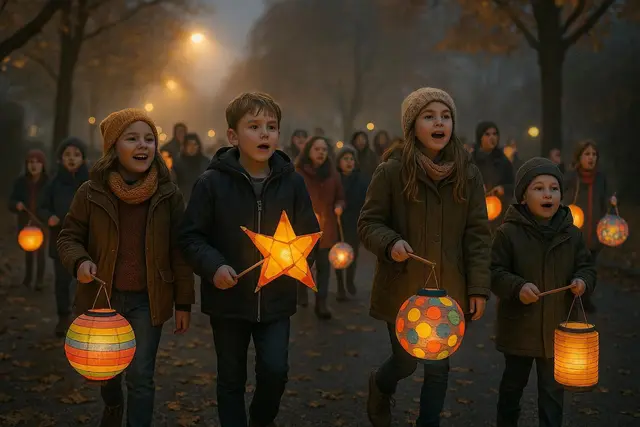 St. Martin - Laternenumzug | Foto: Heike Schwitalla