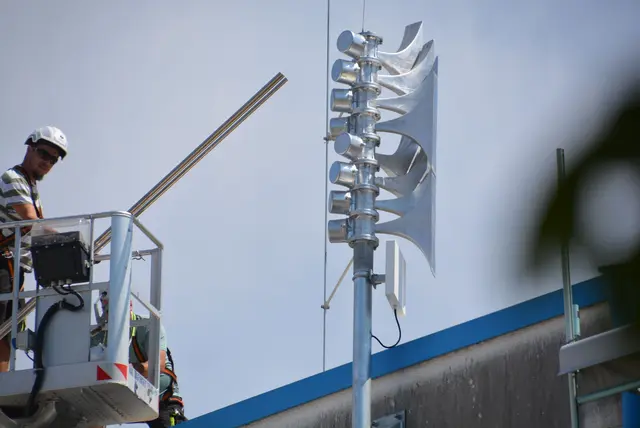 Wie hier in Bellheim wurden überall im Kreis Germersheim die neuen Sirenen installiert | Foto: mda-KV GER/gratis