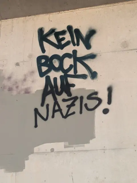 An einer B10-Unterführung nahe Landau-Godramstein, Anfang Nov. 2025 | Foto: Peter Herzer