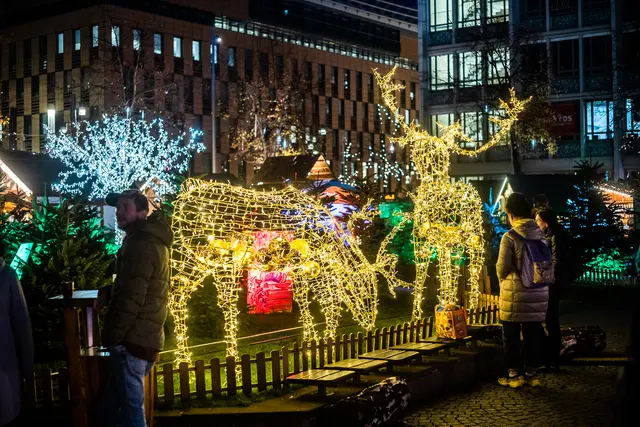 Der Märchenwald auf dem Paradeplatz verzaubert mit seiner unverwechselbaren Atmosphäre auch 2025 kleinen Besuchern die Vorweihnachtszeit | Foto: Christian Gaier 