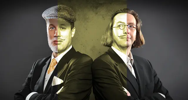 Die Herrenkapelle nimmt das Publikum mit auf eine musikalisch funkelnde Zeitreise in die 20er | Foto: Foto: Jochen Klenk, Montage: Philip Mohila