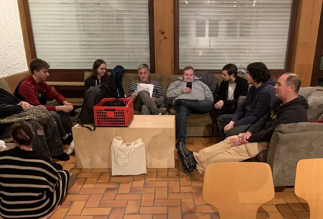 Der alte Vorstand (2023-2025) bei seiner letzten Sitzung | Foto: Peter Krietemeyer