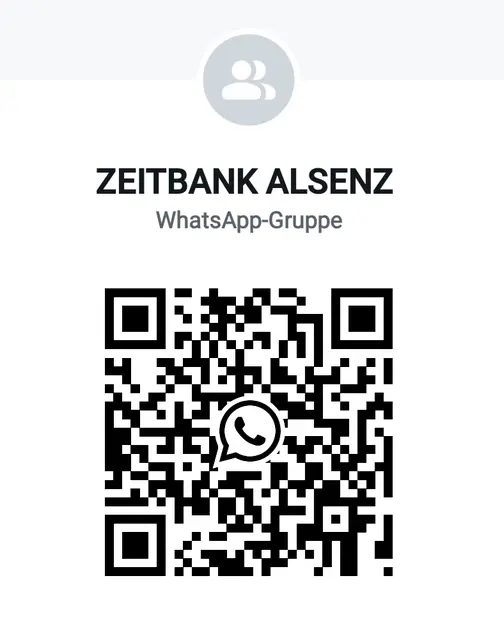 So geht's zur WhatsApp-Gruppe der Zeitbank Alsenz | Foto: Inge Schneider/gratis