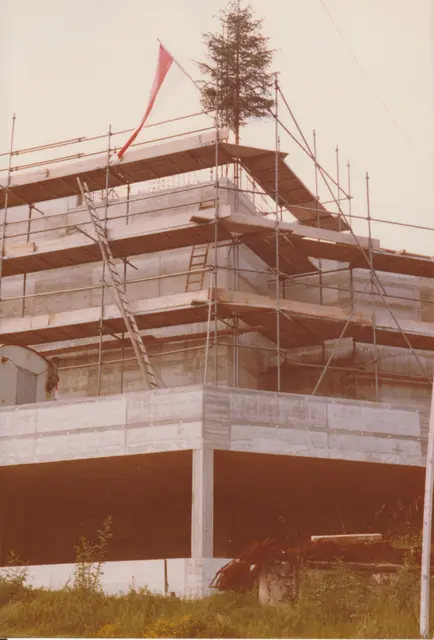 Richtfest der damals neuen Kirche | Foto: Kirchenstiftung St. Sebastian Silz