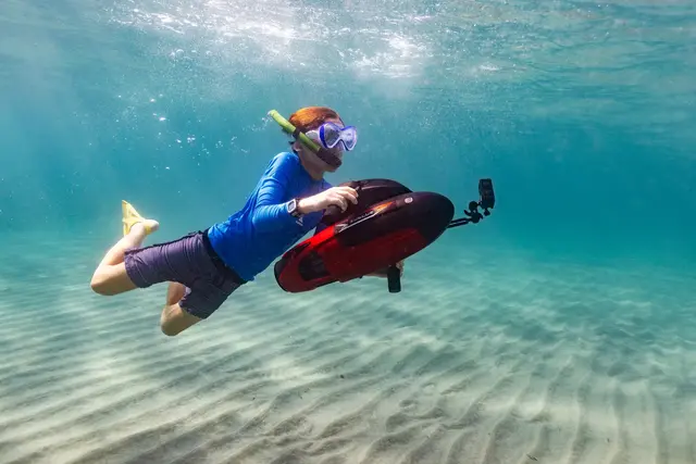 Foto: Wer kann einen Unterwasserscooter benutzen