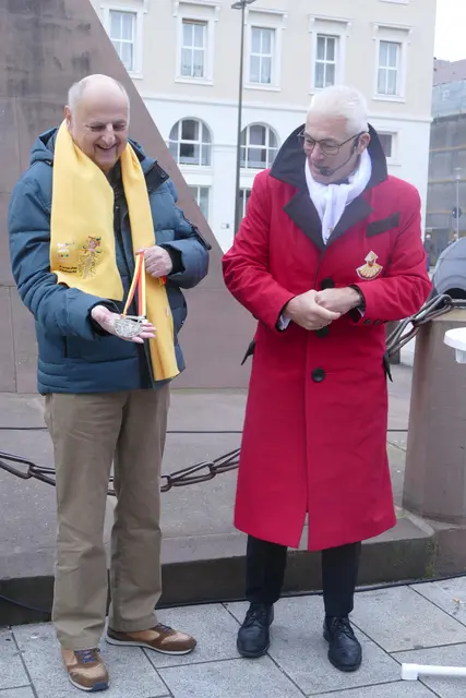 FKF-Präsident Michael Maier und Michael Obert | Foto: Jutta Hauswirth