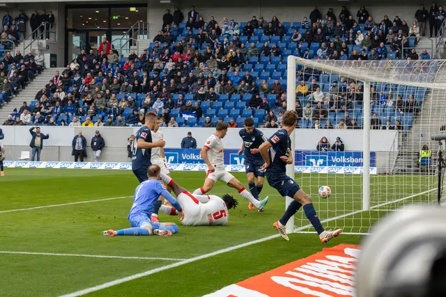 Ausgleich für Hoffenheim in der 20. Minute durch Albian Hajdari | Foto: Herrmann Agenturfotografie