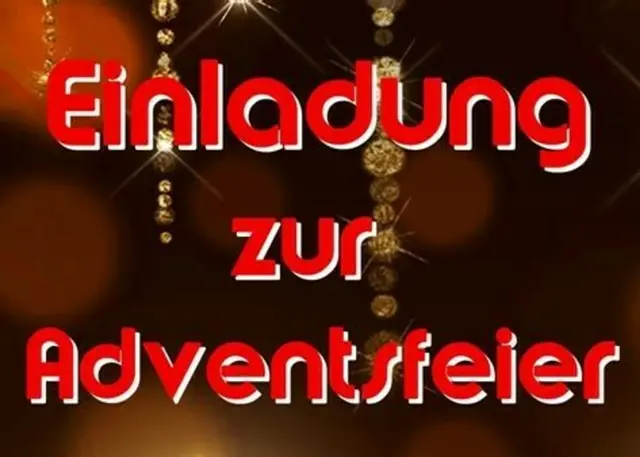 Einladung zur Adventsfeier | Foto: zur freien Verfügung