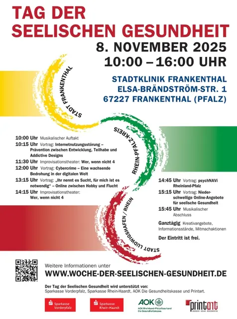 Bewerbungsflyer für den Tag der seelischen Gesundheit Frankenthal | Foto: Flyer des Veranstalters