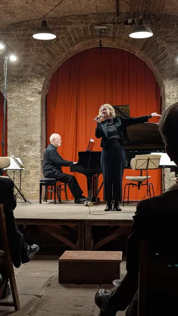 Jörg Sebastian Schmidt mit Clara Seibt | Foto: Leni Bohrmann