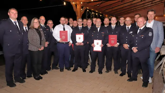 Beim Kameradschaftsabend der Feuerwehr Otterbach wurden unter anderem hohe Auszeichnungen vergeben | Foto: FW VG OO/gratis