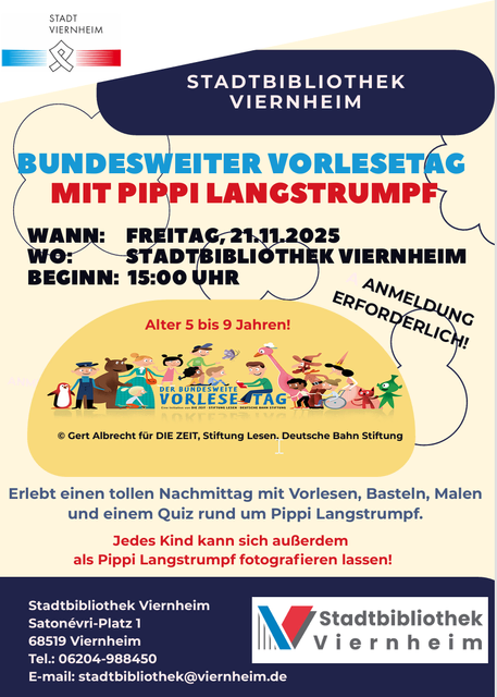 Bundesweiter Vorlesetag | Foto: Stadt Viernheim