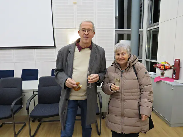 Werner Rothenhöfer mit Gattin (ebenfalls Künstler) | Foto: Brigitte Melder