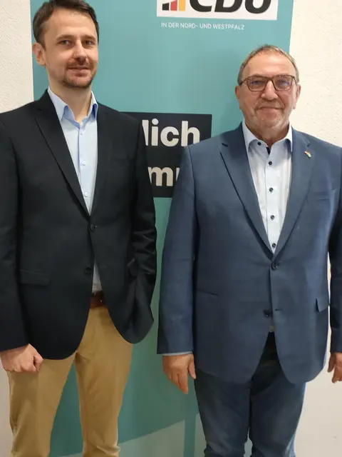 CDU-Kreisvorsitzender Sebastian Borger, CDU-Landtagskandidat für den Wahlkreis Kusel  Otto Rubly | Foto: Marlies Kohnle-Gros