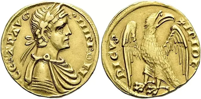 Der Augustalis Kaiser Friedrichs II. gilt als eine der schönsten Münzen des Mittelalters.  | Foto: gemeinfrei