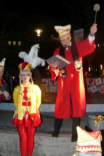 FKF-Präsident Michael Maier bei der Narrentaufe | Foto: Jutta Hauswirth