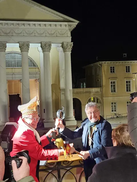 FKF-Präsident Michael Maier, li. und Dr. Frank Mentrup | Foto: Foto: Liane Wilhelm