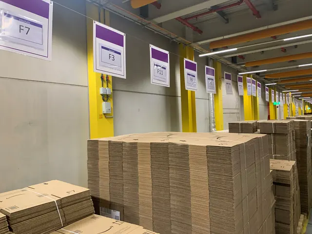 Verpackungsmaterial ohne Ende. | Foto: Bohlander