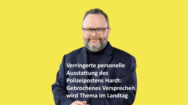 FDP-Landtagsabgeordneter Dr. Christian Jung (FDP) setzt sich für eine bessere personelle Ausstattung der Polizei in der Region ein. | Foto: Martin Stoll