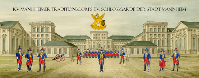 Die Schlossgarde vor dem Mannheimer Schloss | Foto: MTC Martin Wiegand