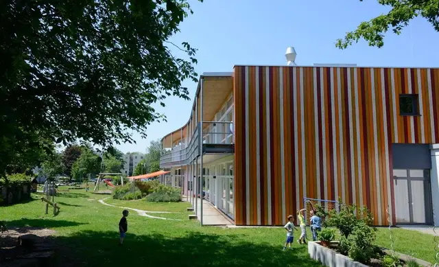 Der Friedenskindergarten in Wörth, eine von elf Kindertagesstätten in der Stadt | Foto: Stadt Wörth/frei