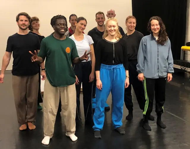 Das Ensemble bei der Probe. | Foto: Dr. Angela Wendt