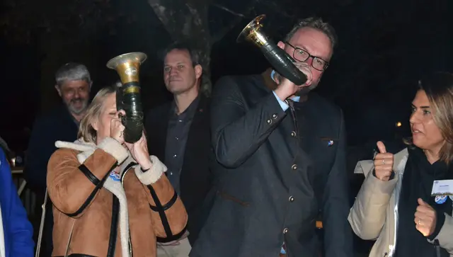 Empfang der französischen Delegation auf dem Beckenhof | Foto: Frank Schäfer