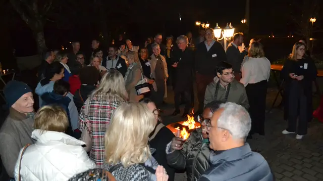 Empfang der französischen Delegation auf dem Beckenhof | Foto: Frank Schäfer