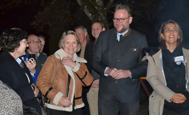 Empfang der französischen Delegation auf dem Beckenhof | Foto: Frank Schäfer