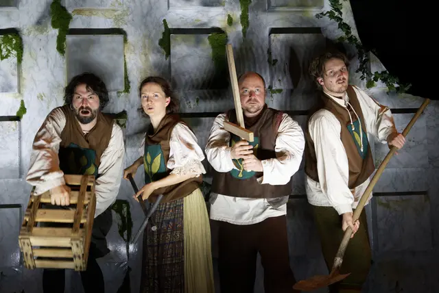 Das Chawerrusch Theater mit dem Stück „Rausch der Freiheit – 500 Jahre Bauernkrieg“ | Foto: Walter Menzlaw/gratis