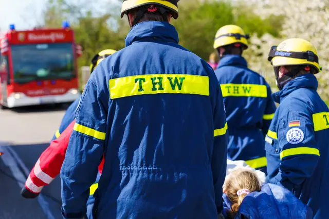Das Technische Hilfswerk (THW) im Einsatz / Symbolfoto | Foto: Kim Rileit