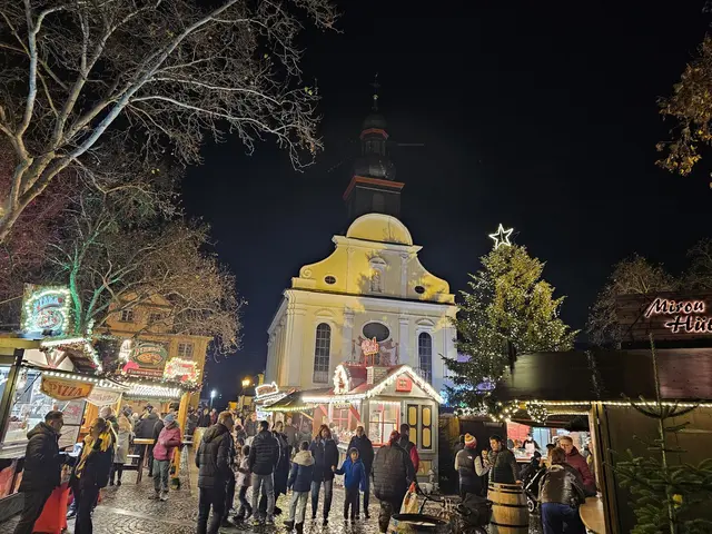 Der Frankenthaler Weihnachtsmarkt.  | Foto: Böhmer