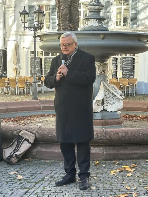 Bischof Wiesemann bei seiner Ansprache auf dem Martinsplatz | Foto: Bistum Speyer