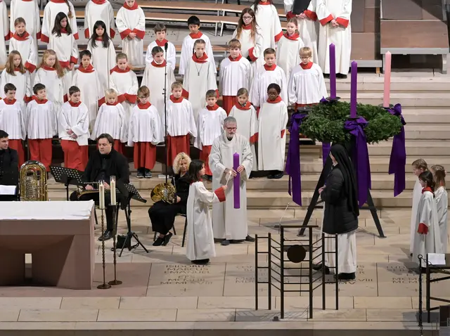 Adventskranzsegnung im Speyerer Dom  | Foto: Domkapitel Speyer/Klaus Landry