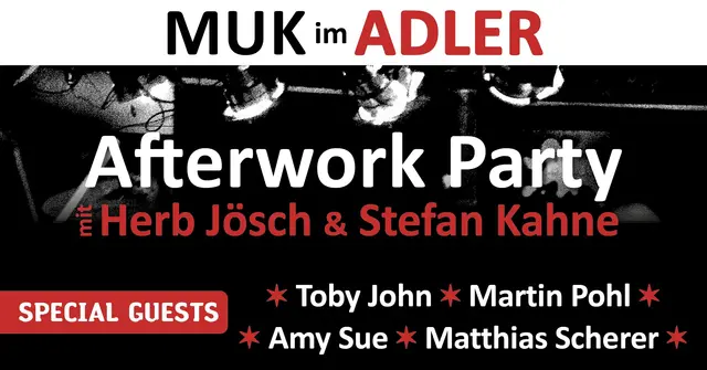 MUK-Afterworkparty mit Toby John, Amy Sue, Martin Pohl, Matthias Scherer sowie Stefan Kahne &amp; Herb Jösch | Foto: MUK Weisenheim am Sand e.V.