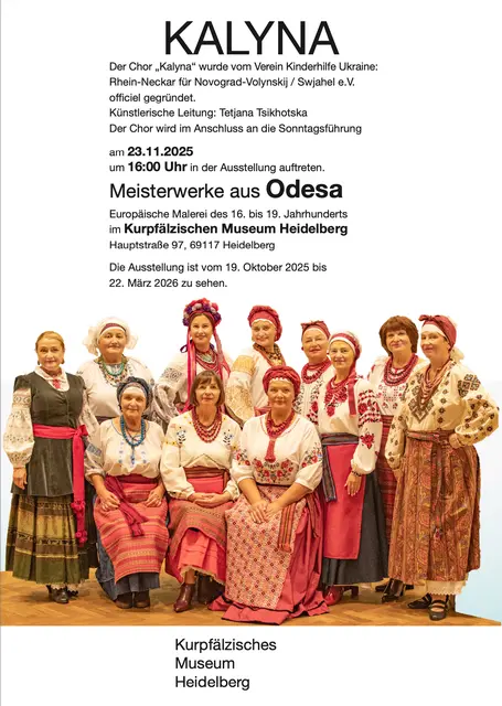 Der Chor Kalyna ist ein aktiver Teilnehmer und Organisator von Benefizkonzerten. | Foto: Kalyna