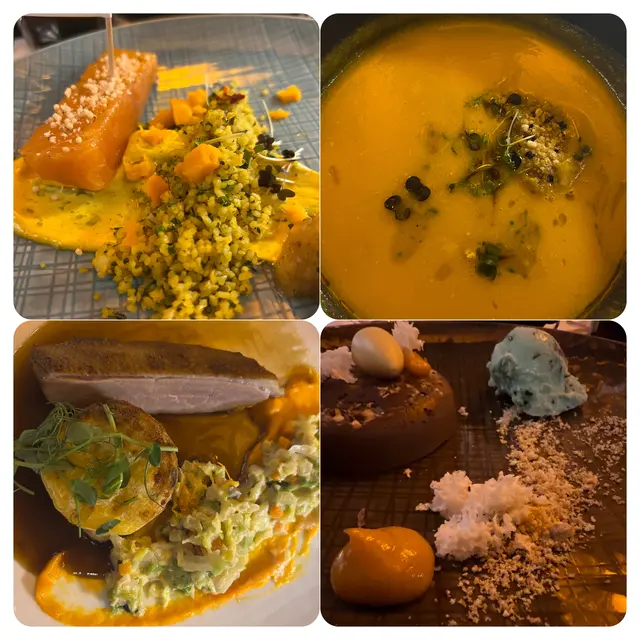 Das Essen vier Gänge Menü vom feinsten. Martin Scharff hat sich wieder übertroffen. | Foto: Jürgen Habich