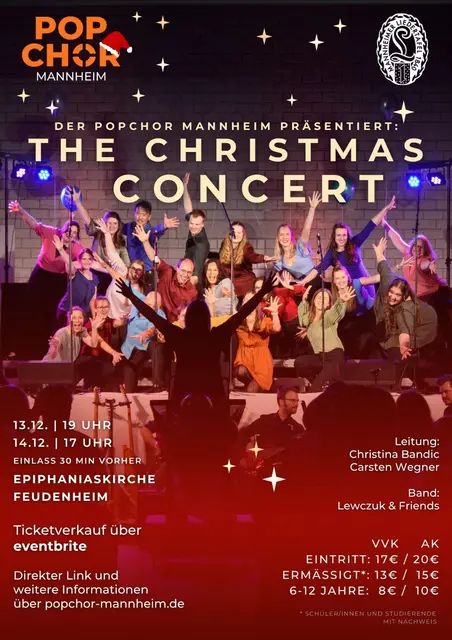 Plakat "The Christmas Concert" | Foto: Popchor Mannheim