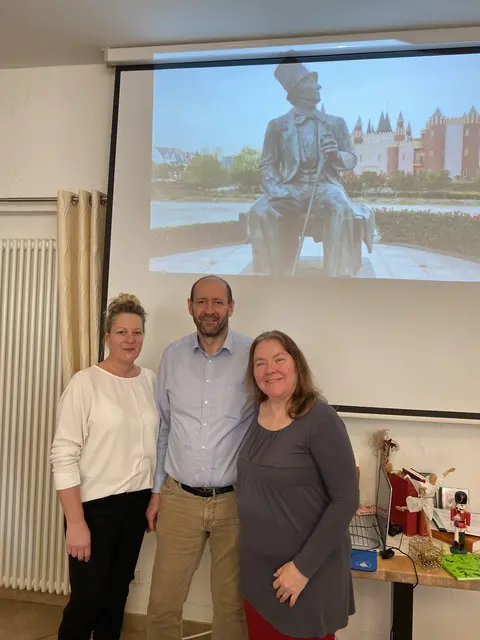 Claudia Metzger, Jürgen Ebnet, Dr. Anja Pohsner | Foto: Volker Schläfer
