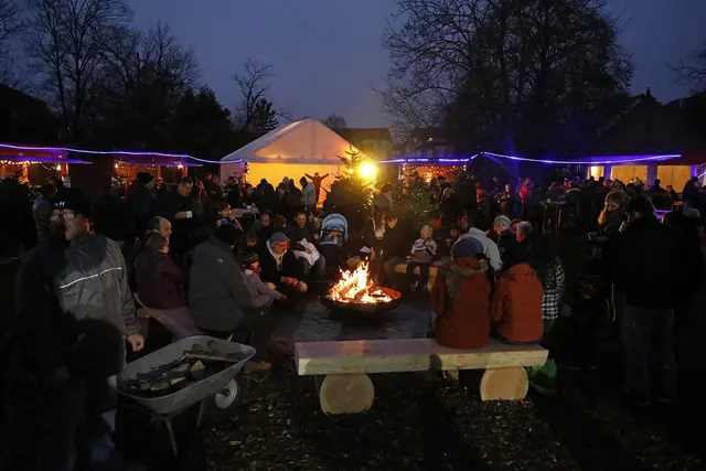 Atmosphäre beim Adventsmarkt der Dürkheimer Lebenshilfe. | Foto: Lebenshife Bad Dürkheim 