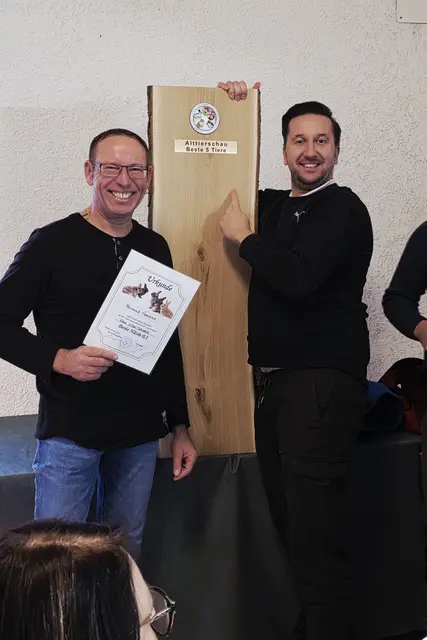 die besten 5 Tiere hatte der Züchter Marko Simicic - herzlichen Glückwunsch | Foto: Bianca Archut-Schiele