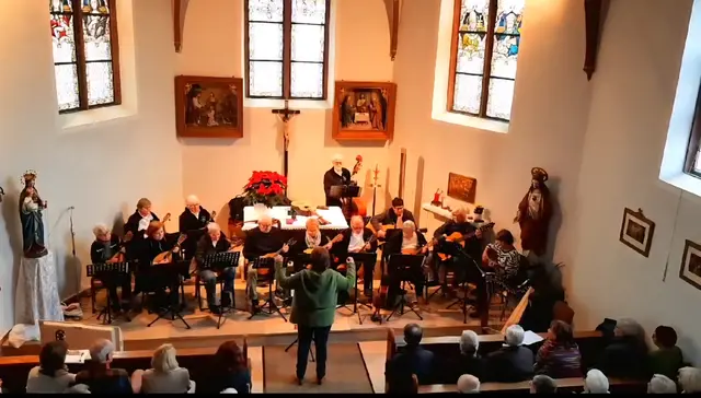 Zupfmusik „Almenrausch“ in Aktion  | Foto: Salignat