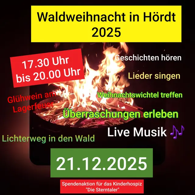 Waldweihnacht in Hördt 2025 | Foto: Regine Fabian 