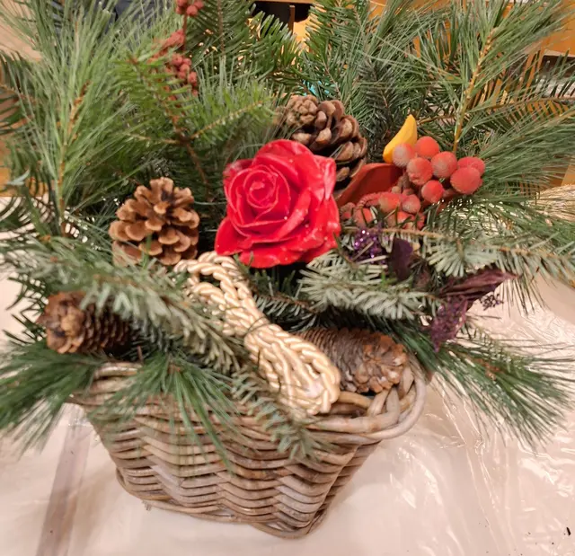 Adventsgesteck 1 | Foto: Ich