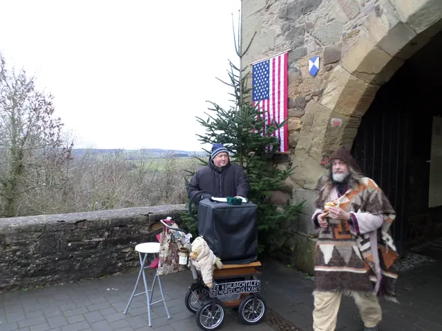 Musik empfängt die Besucherinnen und Besucher am Eingang der Burg | Foto: Anja Stemler